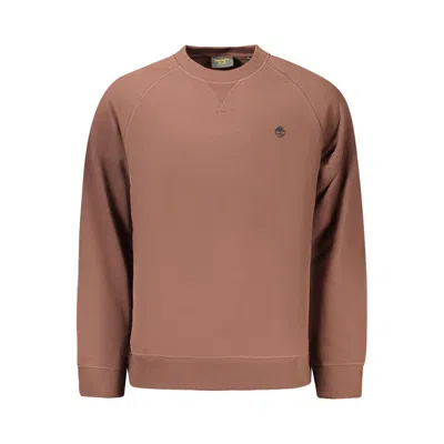 Timberland Brown Cotton Sweatshirt In Pink