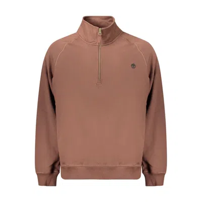 Timberland Brown Cotton Sweatshirt In Nude