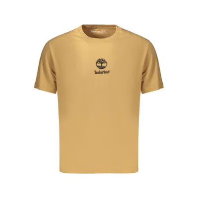 Timberland Brown Cotton T-shirt In Neutral