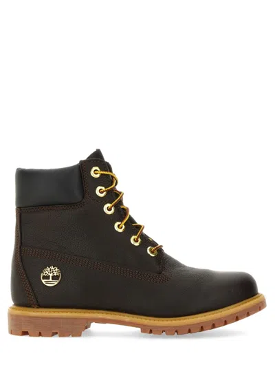 Timberland Brown Lace-up Boots In Black