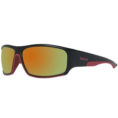 Timberland Brown Metal Sunglasses In Black