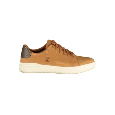 Timberland Seneca Bay Logo-debossed Lace-up Sneakers In Brown