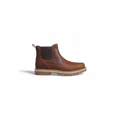 Timberland Brown Suede Leather Chelsea Boots In Multi