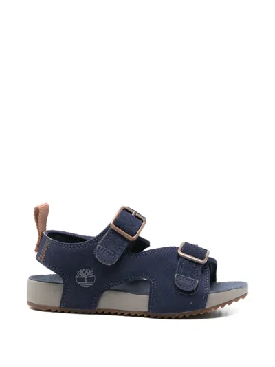 Timberland Kids' Buckle Strap Sandals In Blue