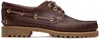 Timberland Boat Moccasin Authentic Lug Sole In 648 Burgundy