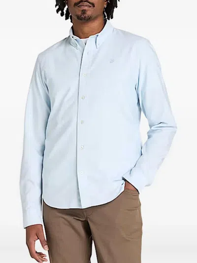 Timberland Button-fastening Long-sleeve Shirt In Blue