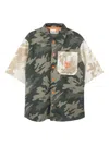 Timberland Camouflage Mesh Shirt In Green