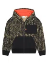 Timberland Camouflage-print Hoodie In Black