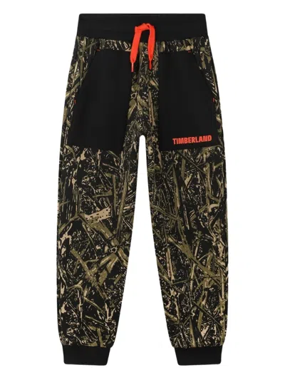 Timberland Kids' Camouflage-print Track Pants In Black