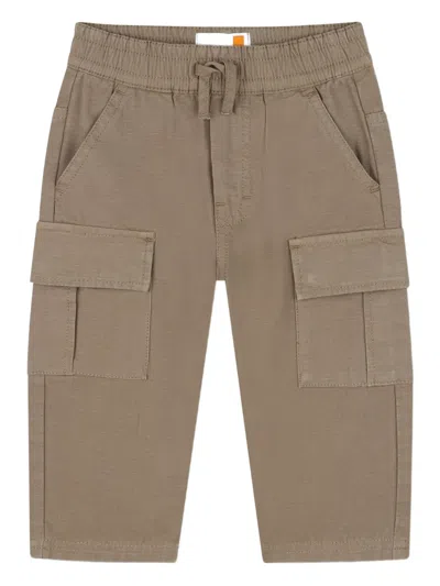 Timberland Babies' Cargo-pocket Trousers In Brown