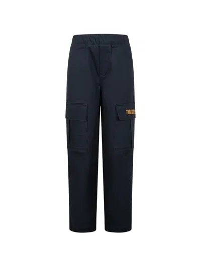Timberland Kids' Cargo Trousers In Black