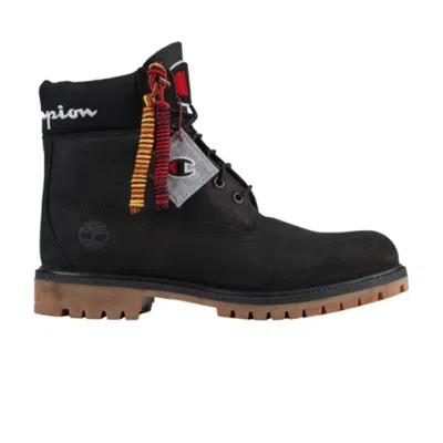 Pre-owned Timberland Champion X 6 Inch Luxe Premium 'black' | Men's Size 9