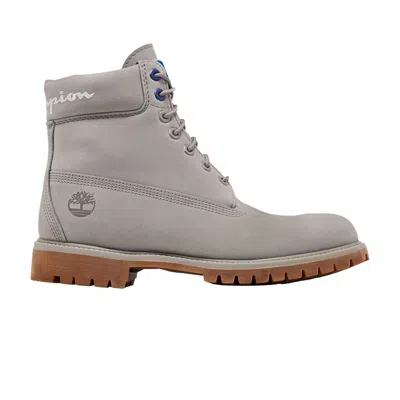 Pre-owned Timberland Champion X 6 Inch Premium 'grey' | Men's Size 10.5 In Gray