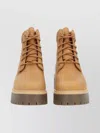 Timberland Chunky Sole Round Toe Boots For Everyday Wear In Multi