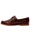 Timberland Classic 2-eye Boat 'burgundy' In Brown