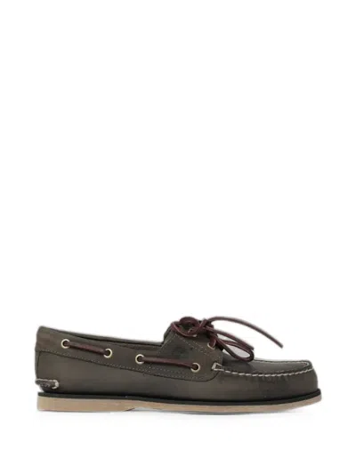 Timberland Classic 2-eye Leather Boat Shoes In Brown