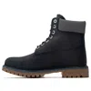 Timberland Classic 6 Inch Waterproof Boot 'dark Grey' In Black