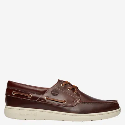 Timberland Classic Boat Leather Loafers In Brown