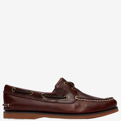 Timberland Classic Boat Leather Loafers In Multi