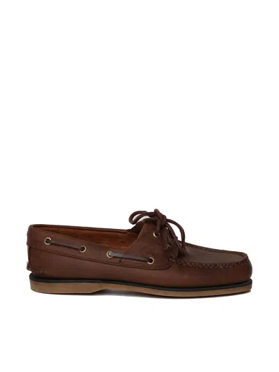 Timberland Classic Boat Moccasin In Brown