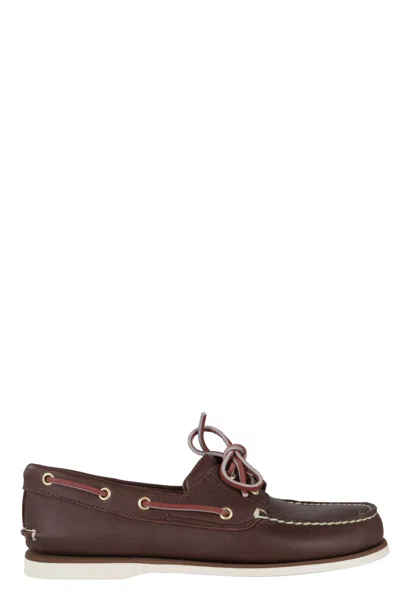Timberland Classic Boat Shoes In Brown