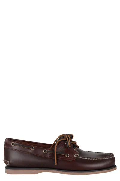 Timberland Classic Boat Shoes In Brown