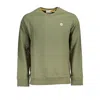 TIMBERLAND CLASSIC GREEN BRUSHED CREW NECK SWEATSHIRT