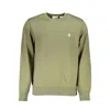 Timberland Classic Green Crew Neck Fleece Sweatshirt In Green