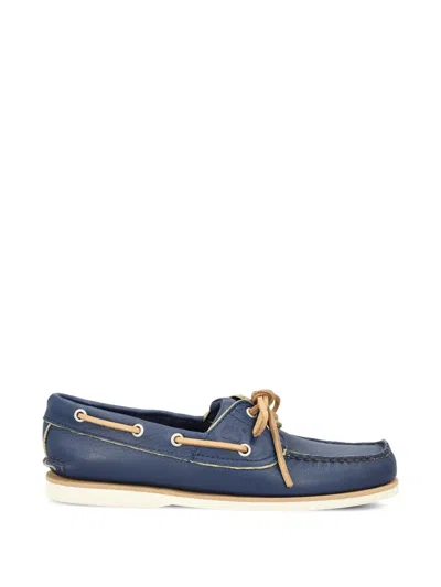 Timberland Classic Lace-up Boat Shoes In Blue