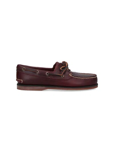 Timberland Classic Loafers In Red
