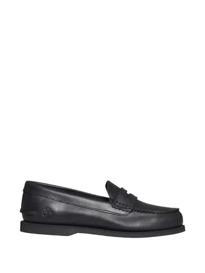 Timberland Classic Penny Loafers In Black