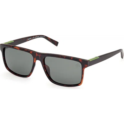 Timberland Classic Rectangular Polarized Sunglasses In Multi