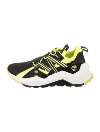 Pre-owned Timberland Colorblock Pattern Athletic Sneakers In Multicolor