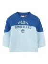 Timberland Colour-block Logo Sweatshirt In Blue