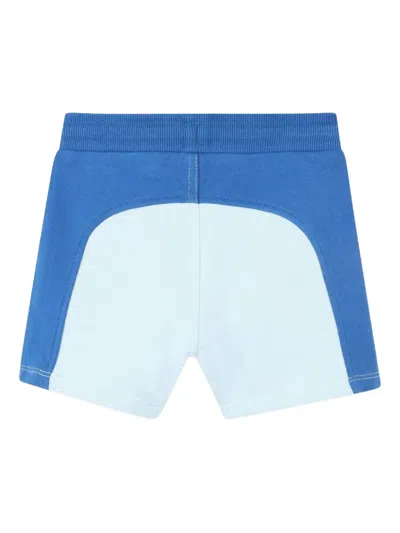 Timberland Babies' Colourblock Drawstring Shorts In Blue