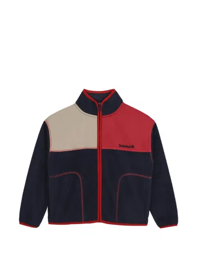 Timberland Kids' Colour-block Fleece Jacket In Multi