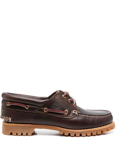 Timberland Noreen Boat Shoes In Brown