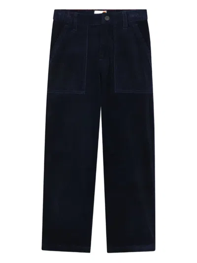 Timberland Kids' Corduroy Utility-pocket Trousers In Blue