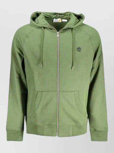 Timberland Cotton Hooded Jacket In Green