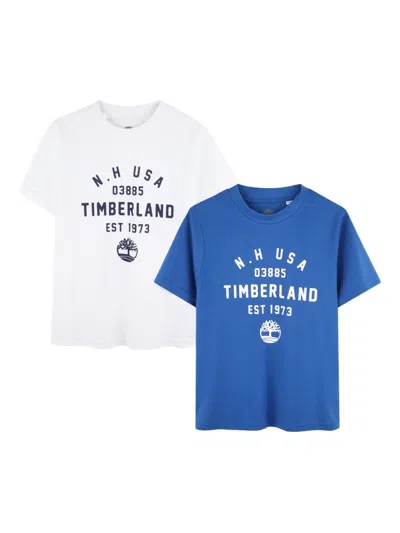 Timberland Kids' Cotton T-shirts (pack Of Two) In Multi