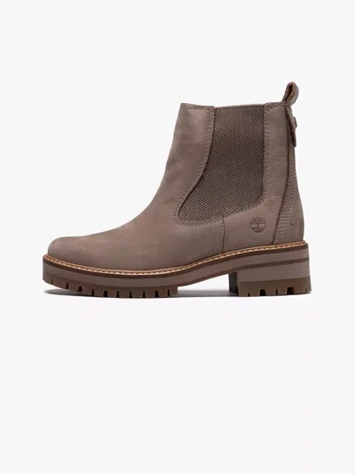 Timberland Courmayeur Valley Tb0a1rrk929 Chelsea Boot Women Brown Leather Moo427 In Braun
