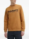 Timberland Crew-neck Sweatshirt In Yellow