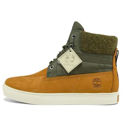 Timberland Cupsole Ek+ Sneaker Boot 'wheat Nubuck' In Yellow
