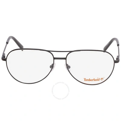 Timberland Demo Pilot Men's Eyeglasses Tb1630 002 59 In Black