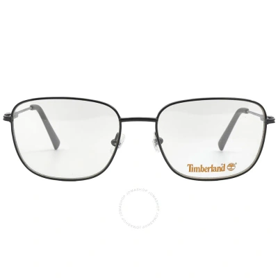 Timberland Demo Pilot Men's Eyeglasses Tb1757 001 56 In Black