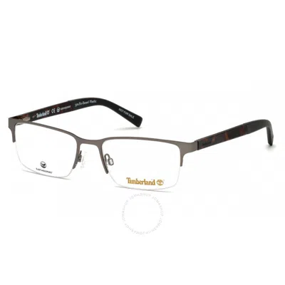 Timberland Demo Rectangular Men's Eyeglasses Tb1585 009 58