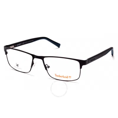 Timberland Demo Rectangular Men's Eyeglasses Tb1594 005 58
