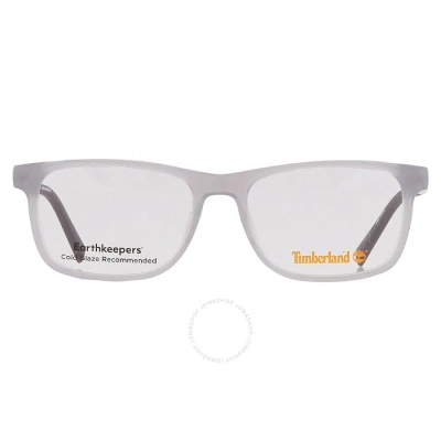 Timberland Demo Rectangular Men's Eyeglasses Tb1722 020 54 In Grey