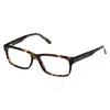Timberland Demo Rectangular Men's Eyeglasses Tb1847 053 53