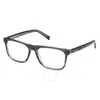 Timberland Demo Rectangular Men's Eyeglasses Tb50022 020 55